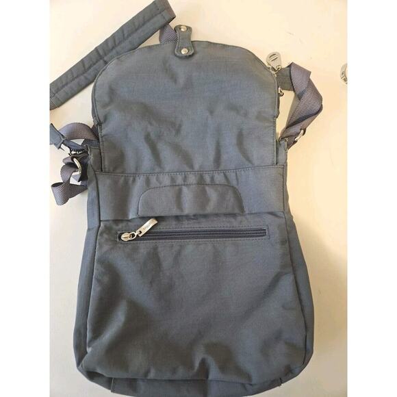 Baggallini Dublin Blue Nylon Crossbody Shoulder Bag EUC 10x12x3 - Picture 6 of 12